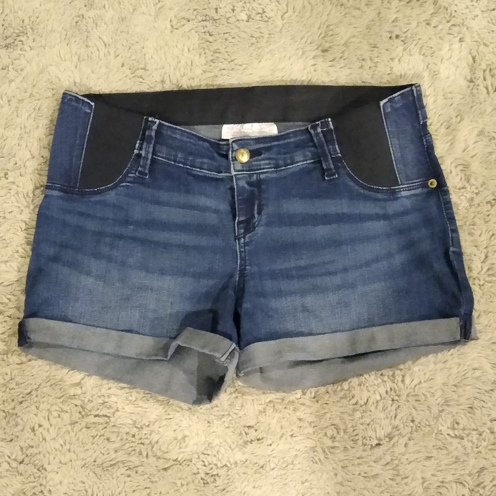 Isabel Maternity by Ingrid & Isabel Blue Denim Shorts